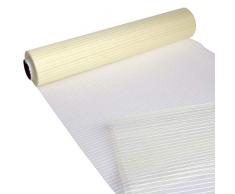 Deko AS GmbH Streifenorganza Tischband - Creme - 28 cm x 15 m - 70 280 012
