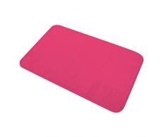 Douceur dIntérieur Vitamine Badematte, Polyester, Fuchsia, 45 x 75cm