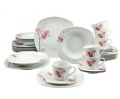 Creatable, mehrfarbig 20195, Serie Amelie Aiko, 30teilig, Kombiservice, Porzellan