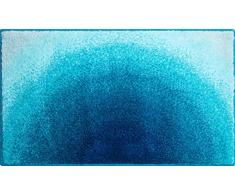 Grund Badteppich 100% Polyacryl, ultra soft, rutschfest, ÖKO-TEX-zertifiziert, 5 Jahre Garantie, SUNSHINE, Badematte 70x120 cm, türkis