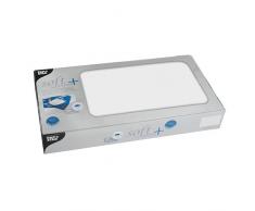 Papstar, 20 Mitteldecken, stoffähnlich, Vlies soft selection plus 80 cm x 80 cm weiss, #84914