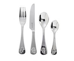 Viners 802372 Fairies 4-teiliges Edelstahl Besteck-Set für Kinder, inkl. Geschenkbox