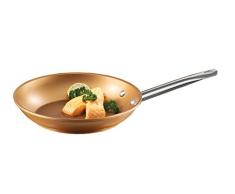 Copper Star Bratpfanne 28 cm, mit echten Kupferpartikeln und Edelstahlgriff, Induktionsgeeignet