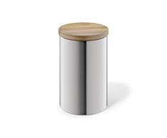 Zack 24003 Cero Vorratsdose, Edelstahl, Bambus, silber