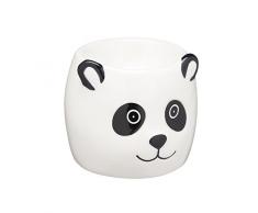Kitchen Craft KCEGGPANDA Eierbecher, schwarz/weiß