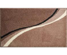 Grund Badteppich 100% Polyacryl, ultra soft, rutschfest, LUCA, Badematte 70x120 cm, taupe