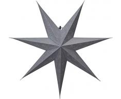 Star Papierstern, Papier, Silber/Grau