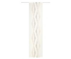 Deko Trends Schiebevorhang, Stoff, Creme-Taupe, 245 x 60 x 0.1 cm