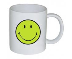 zak! Designs Smiley Henkelbecher, 35 cl, grün/Weiss