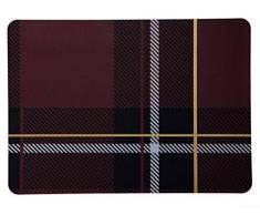 ASA Tartan Tischset, Kunststoff, Rot, 46 x 33 cm