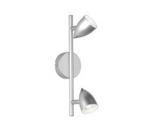 Reality Leuchten R82612187 Rouen A+, LED Deckenleuchte, Metall, 3,5 W, Integriert, Titanfarbig, 8 x 30,5 x 14,5 cm