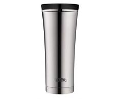 THERMOS 4004.205.047 Coffee-to-Go Thermobecher Premium, Edelstahl mattiert 0,47 l, 5 Stunden heiß, 9 Stunden kalt, BPA-Free