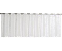 Elbersdrucke Bistrogardine Membran 00, Scheibengardine 45x160cm, halbtransparent