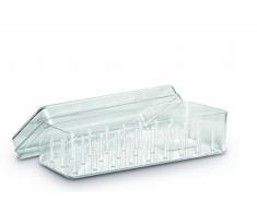 Gütermann G&uumltermann Aufbewahrungsbox f&uumlr 27&nbspSpulen N&aumlhgarn, Acryl, transparent, farblos, One Size