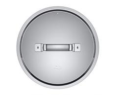 Silit Zeno Black / Red Metall-Deckel, 20 cm, Topfdeckel mit Metallgriff, Edelstahl, spülmaschinengeeignet