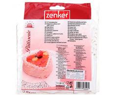 FACKELMANN Tischsets Tortenplatte aus Papier, 12 Stück, Papier, Mehrfarbig