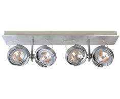 Lucide SPECTRUM - Deckenstrahler - LED Dim. - AR111 - 4x12W 2700K - Chrom Matt