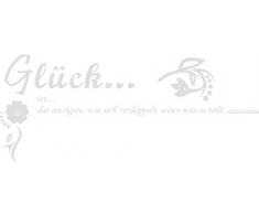 INDIGOS 4051719357691 Wandtattoo, Vinyl, silber, 60 x 10 x 10 cm