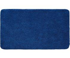 Grund Badteppich 32 mm 100% Polyacryl, ultra soft, rutschfest, ÖKO-TEX-zertifiziert, 5 Jahre Garantie, LEX, Badematte 80x140 cm, königsblau