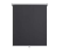 Lichtblick Verdunklungsrollo Klemmfix, 60 x 150 cm (B x L) in Grau, ohne Bohren, schnurlos mit Thermo-Rollo Funktion, moderner Sicht- und Sonnenschutz, Blickdicht & lichtundurchlässig