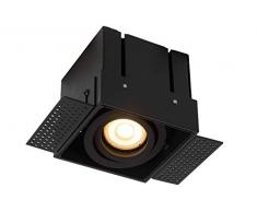 Lucide TRIMLESS - Einbaustrahler - GU10 - Schwarz