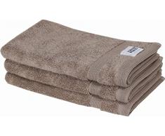 Schöner Wohnen Frottierset, Baumwolle, Stein, 50 x 30 cm, 3-Einheiten