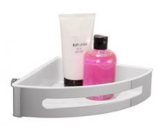 WENKO 22779100 Eckablage Premium Plus, Eckregal, Eckwandablage, Edelstahl rostfrei, 28.5 x 8.5 x 21 cm