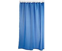 Sealskin Textil Duschvorhang Madeira, Farbe: Blau, B x H: 180 x 200 cm
