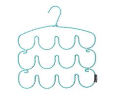 Brabantia 110702 Soft Touch-Accessoires Bügel Kleiderbügel, Stahl und Terylene, mint, 40.5 x 26.5 x 8 cm