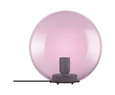 LEDVANCE Vintage Edition 1906, Tischleuchte mit E27 Sockel, Pinkes Glas, Ohne Leuchtmittel, Bubble Table