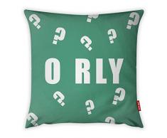 Bonamaison Dekorativ Kissenhülle, Kissenbezug, Zierkissenbezug, Wohnkultur, Für Sofa, Kaffeestube, Größe: 45X45 cm - Entworfen und hergestellt in der Türkei