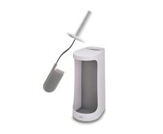 Joseph Joseph Flex Store Toilettenbürste mit extra großem Aufbewahrungsbehälter - grau/weiß