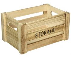 Kesper 69483 Aufbewahrungsbox Storage aus FSC-zertifiziertem Paulownia Holz, natur, 26 x 17 x 13,5 cm