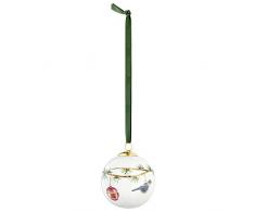 Kähler Hammershoi Christbaumkugel, Porzellan, Mehrfarbig, 6cm