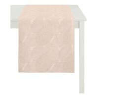 APELT 3002 48X140 60 Tischläufer, Polyester, Kupfer/Creme