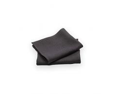 LinenMe, Lara Handtücher aus grauem Leinen, 2-teiliges Set, 42 x 70 cm 0150301