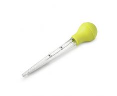 Zeal Bratenspritze mit Reinigungsbürste, Silikon und Acryl, Silikon, lindgrün, 25 cm