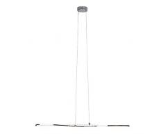 Brilliant Swag LED Pendelleuchte Balken 94cm chrom 720 Lumen, LED integriert