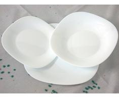 Parma Bormioli Rocco 498870 F27321990 Teller Suppenteller 23 cm x 23 cm, 6 Stück