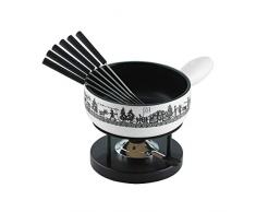 Kuhn Rikon 32235 Alpweide Käsefondue, 18/8 Edelstahl, weiss