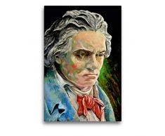 Premium Textil-Leinwand 50 x 75 cm Hoch-Format Beethoven (1770-1827) | Wandbild, HD-Bild auf Keilrahmen, Fertigbild auf hochwertigem Vlies, Leinwanddruck von Rudolf Rox