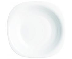 Dajar Suppenteller Carine 21cm Luminarc, Glas, Weiß, 21 x 21 x 3,5 cm