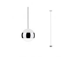 Paulmann 70926 LED Pendelleuchte Capsule incl. 1x6 Watt dimmbar Hängelampe Deckenlampe Glas, Metall Warmweiß 2700 K