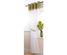 Just Contempo Vorhang, Textil, Pleated Lime, 54 x 55 inches