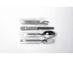 Relags Bundeswehrbesteck, Das Original -in SB Verpackung Besteck, Silber, One Size