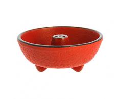 Tierra Zen Iwachu Ölbrenner Brunnen schwarz 3 cm rot