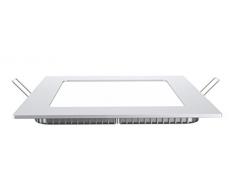 V-TAC LED Panel Einbau eckig, Aluminium Rahmen, 18 W, 6000K, 1350 lm, 225 x 225 mm, 205 x 205 mm AusschnittmaÃ, weiÃ 4871