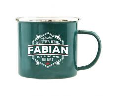 History & Heraldry 03208000039 Kaffeebecher, Emaille, Mehrfarbig, 12.5 x 9.7 x 8.6 cm