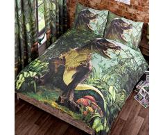 Rapport T Rex, Bettbezug Bettwäsche-Set 2 P/Fällen Dinosaurier Bettwäsche Dino Jurassic