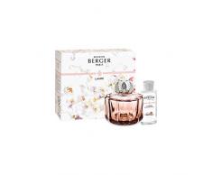 LAMPE BERGER Poesie Duftlampe, Glas, Rosa/Silber, 292 ml